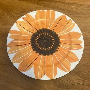 Sunflower plate